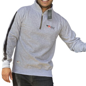 BUZO CERRADO GR GRIS-NEGRO