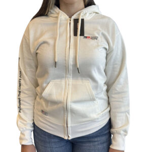 BUZO ABIERTO GR BLANCO CON CAPOTA