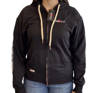 BUZO ABIERTO GR NEGRO CON CAPOTA